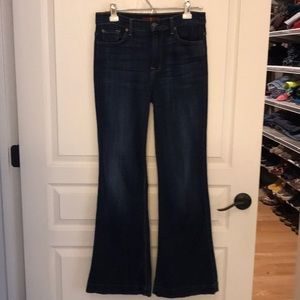 7 For all Mankind Ginger flare jeans, size 28